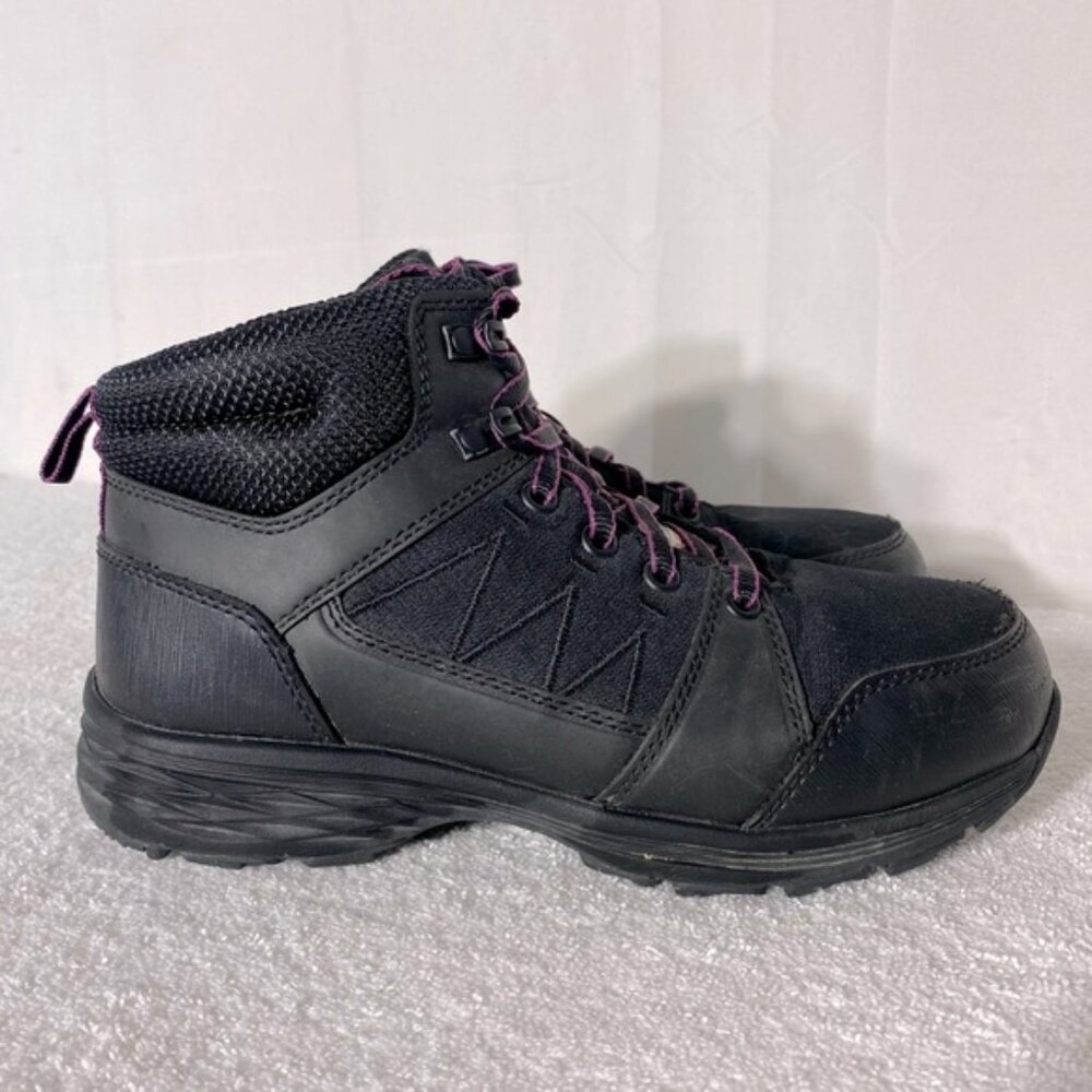 Workload Black Pink Shock Absorbing Buffalo2 CSA Protective Footwear 6.5